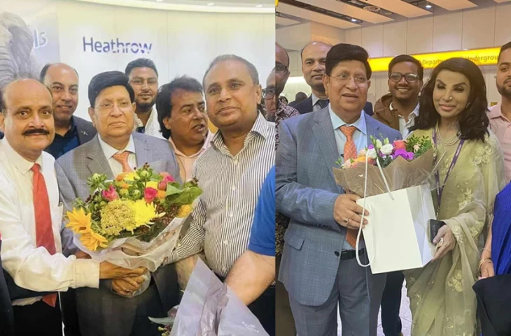 Expatriates greet Foreign Minister in London