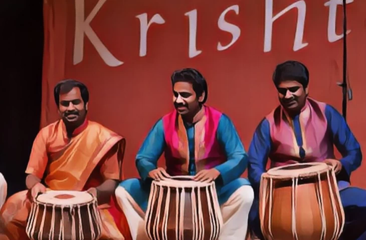 Various arrangements of the cultural organization 'Krishti' in New York