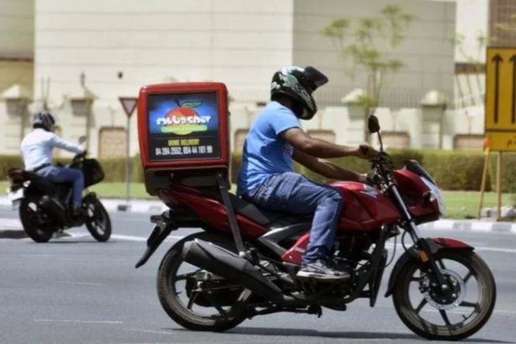 Dubai will take skilled bike and taxi drivers